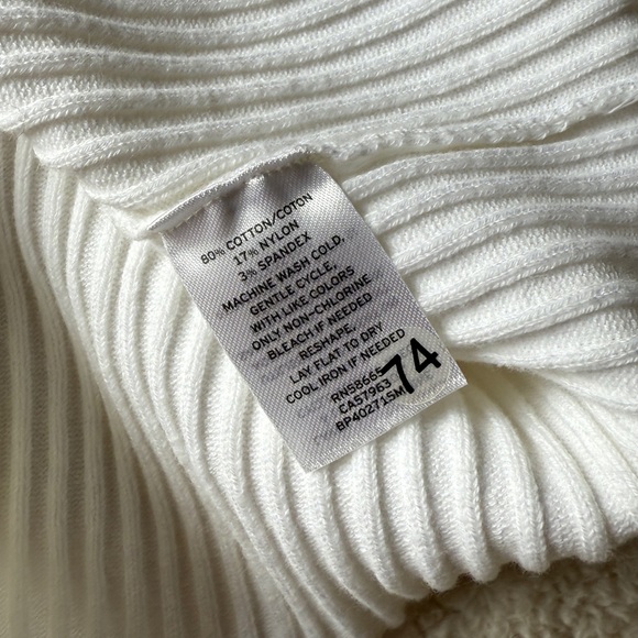 Nordstrom BP white ribbed tank top - Picture 7 of 7